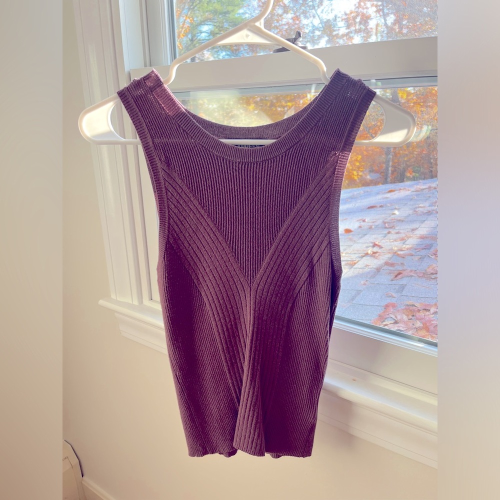 Purple tank